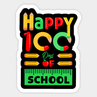 Happy 100 days of school Sticker